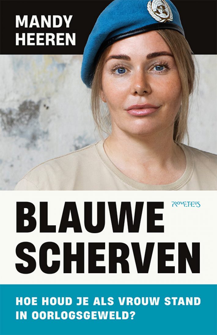 Blauwe scherven