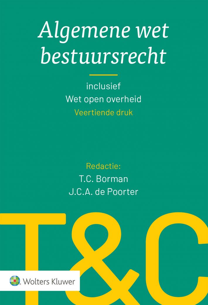 Tekst & Commentaar Algemene wet bestuursrecht