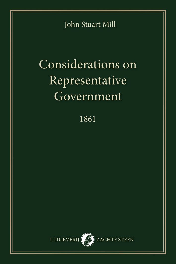 Considerations on Representative Government Considerations on Representative Government