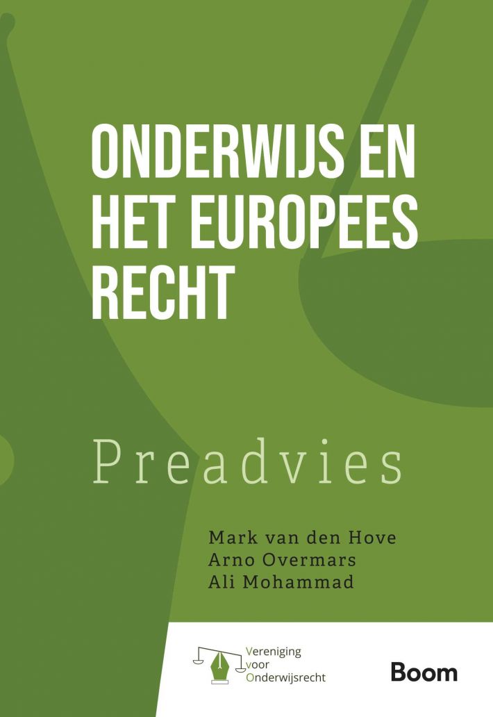 Onderwijs en het Europees recht