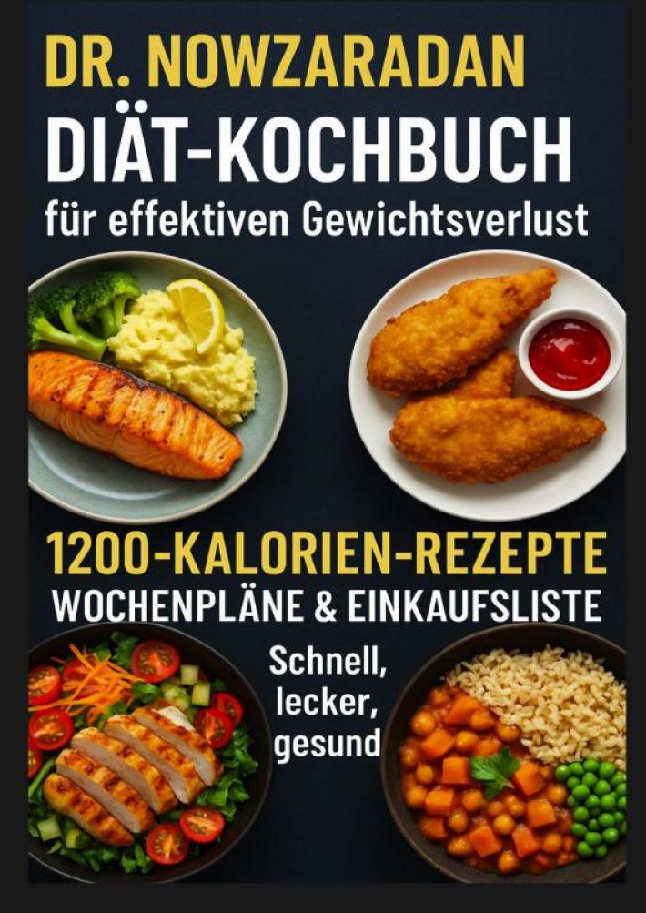 Dr. Nowzaradans Diät-Kochbuch für effektiven Gewichtsverlust: 1200-Kalorien-Rezepte, Wochenpläne & Einkaufsliste – schnell, lecker, gesund
