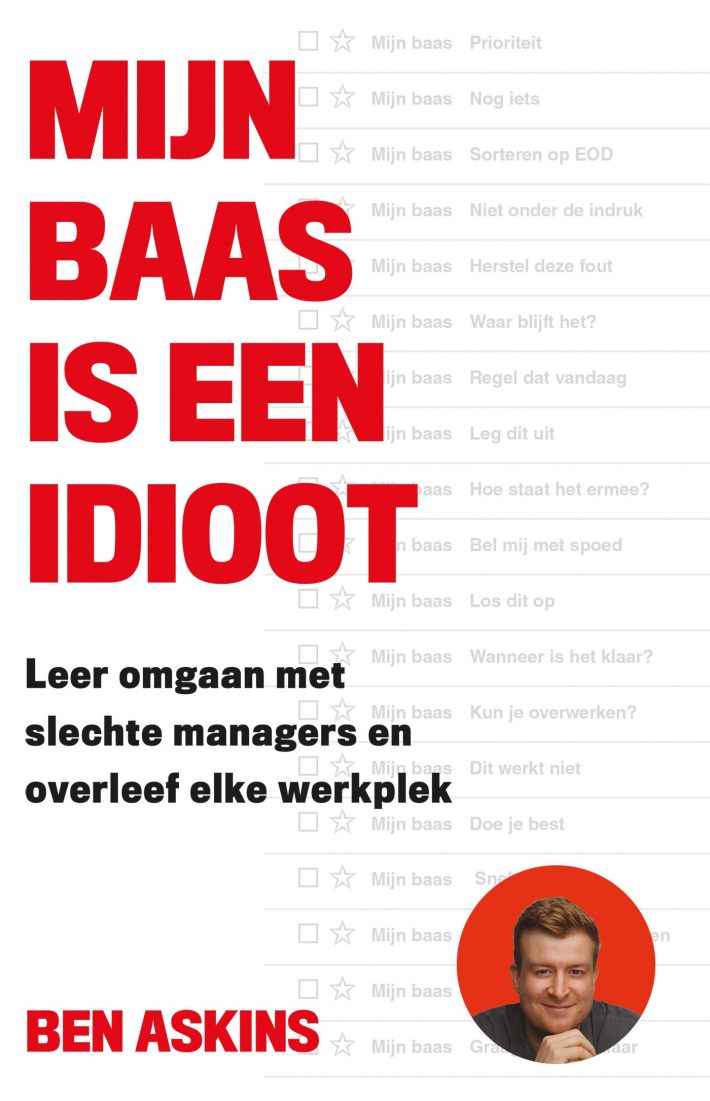 Mijn baas is een idioot Mijn baas is een idioot