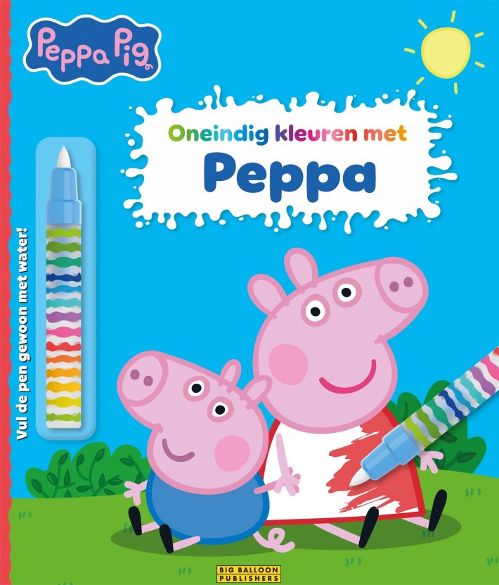Oneindig kleuren met Peppa Oneindig kleuren met Peppa
