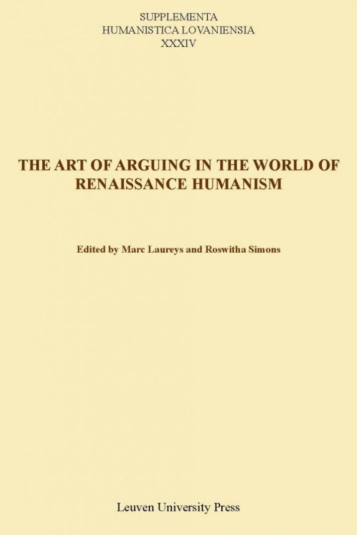 The art of arguing in the world of renaissance humanism