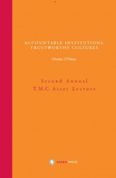 Accountable institutions, trustworthy cultures