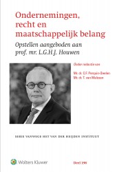 Ondernemingen, recht en maatschappelijk belang • Ondernemingen, recht en maatschappelijk belang