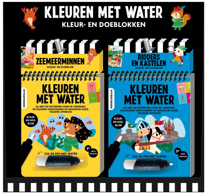 Display kleuren met water 5 - 2 x 5 ex.