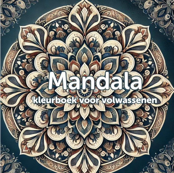 Mandala kleurboek voor volwassenen (hardcover)
