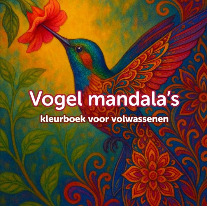 Mandala vogel kleurboek voor volwassenen