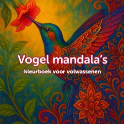 Mandala vogel kleurboek voor volwassenen