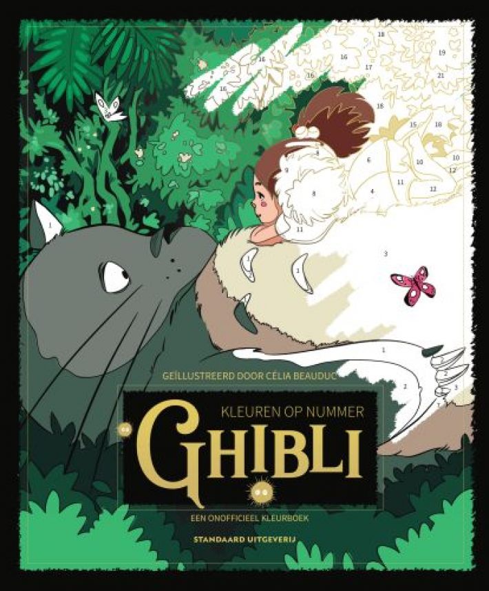 Kleuren op nummer - Ghibli