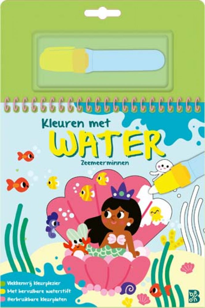 Kleuren met water 2026: Zeemeerminnen