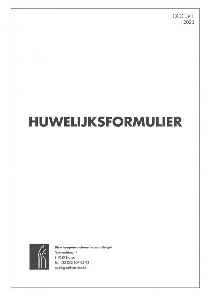 Huwelijksformulier - 25 ex.