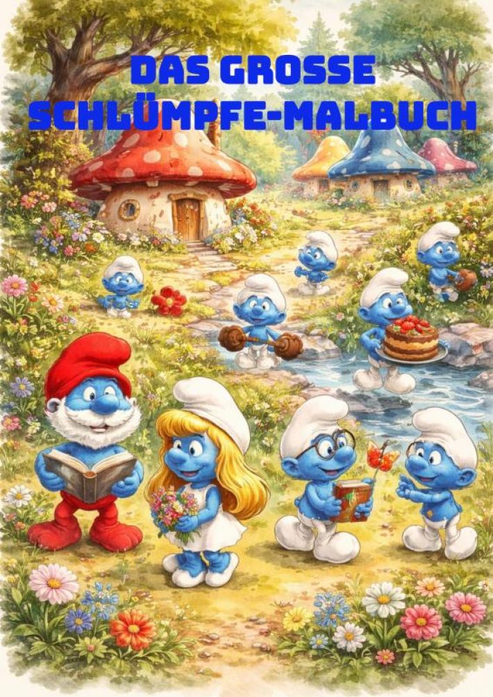 Das große Schlümpfe-Malbuch