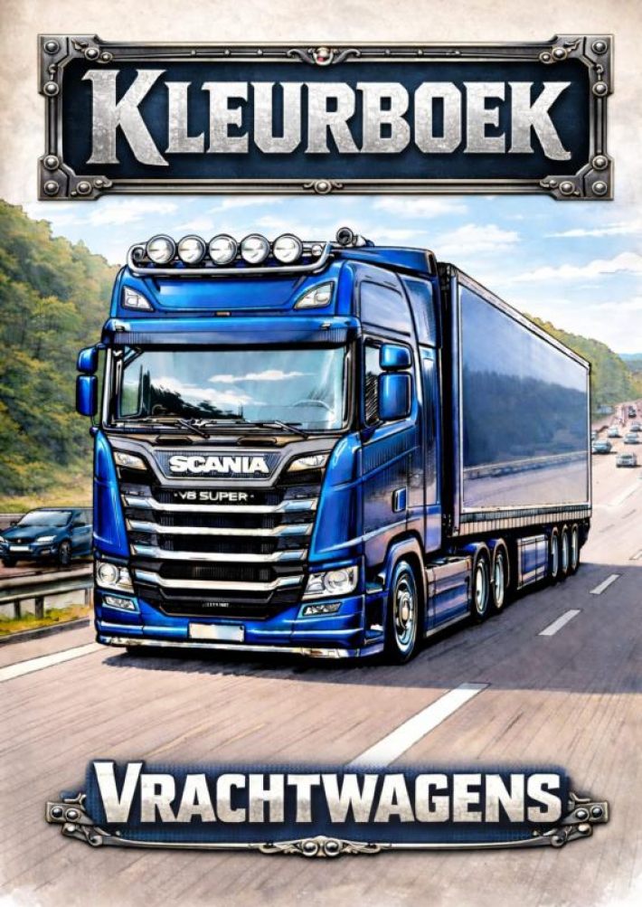 Kleurboek, Vrachtwagens Kleurboek, Vrachtwagens