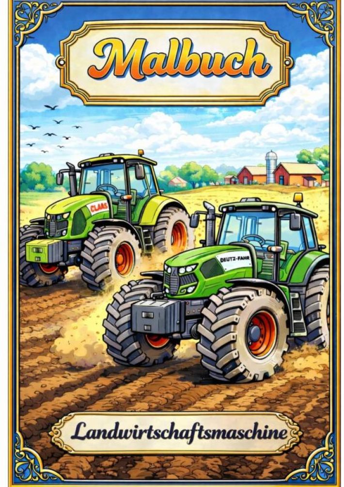 Malbuch, Landwirtschaftsmaschine