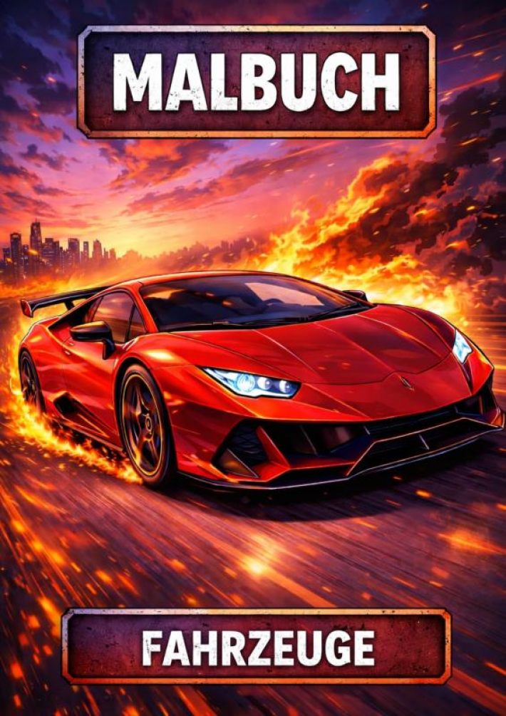 Malbuch, Fahrzeuge