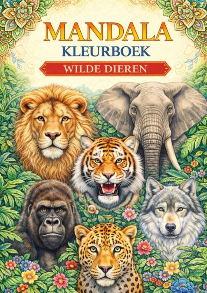 Mandala Kleurboek, Wilde dieren