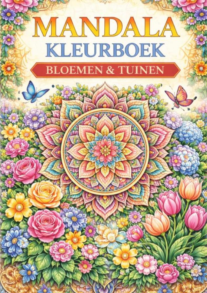 Mandala Kleurboek, Bloemen & Tuinen