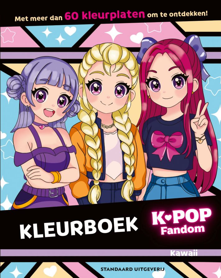 KPop Demon Hunters kleurboek