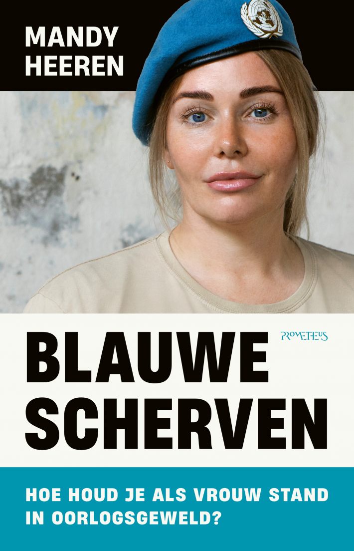 Blauwe scherven