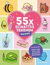 Kaartenset: 55x schattig tekenen