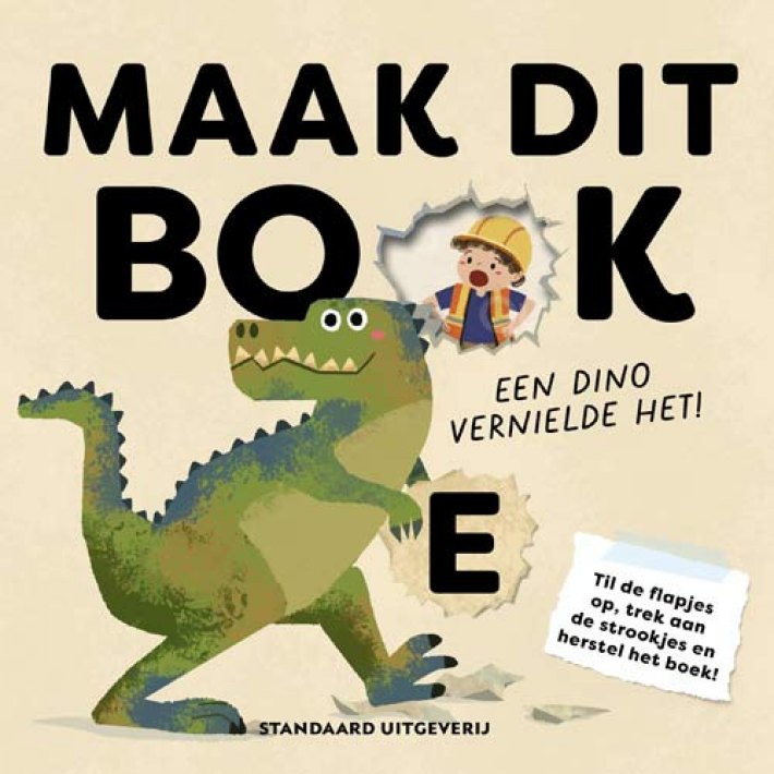 Maak dit boek - Een dino vernielde het