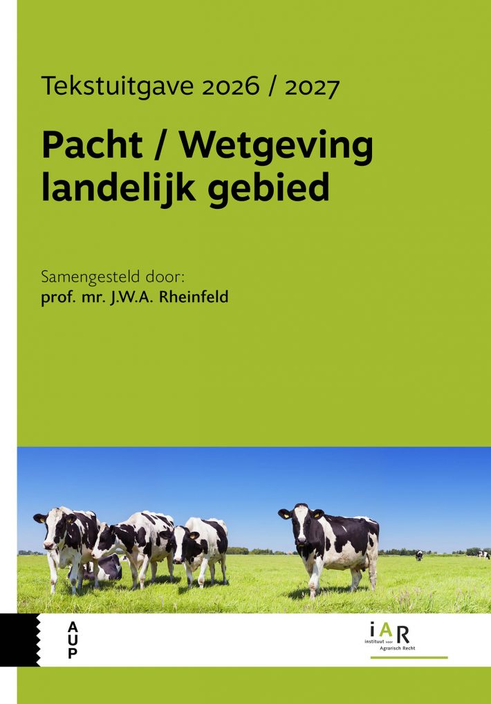Pacht / Wetgeving landelijk gebied