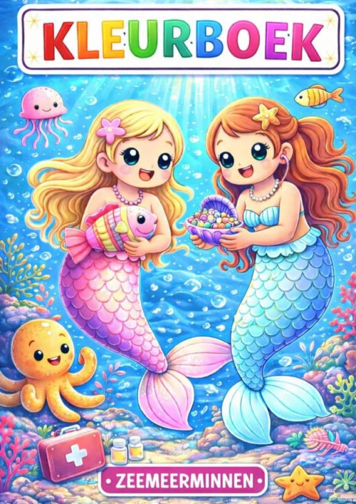 Kleurboek, zeemeerminnen