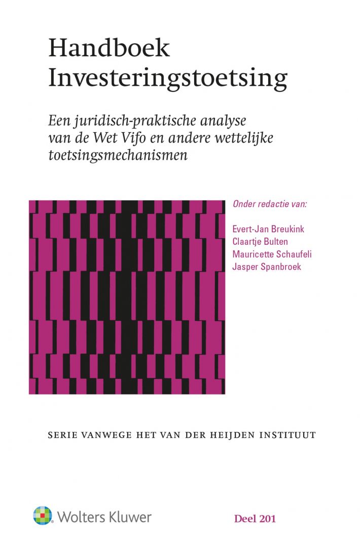 Handboek Investeringstoetsing &bullet; Handboek Investeringstoetsing