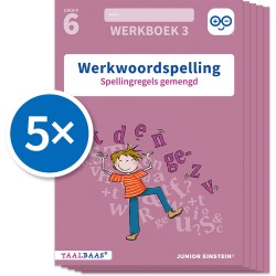 Werkwoordspelling werkboek 3 groep 6 (Set van 5)
