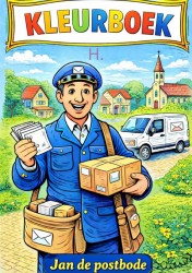 Kleurboek, Jan de postbode