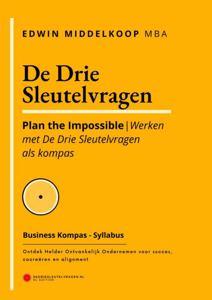 De Drie Sleutelvragen - Business Kompas De Drie Sleutelvragen - Business Kompas