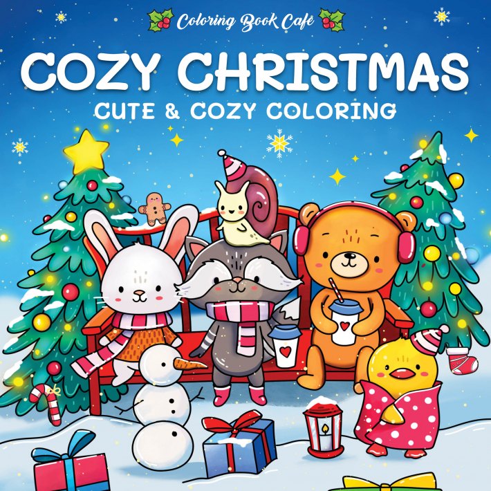 Cozy Christmas - Cute & cozy coloring