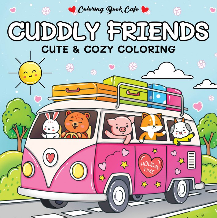 Cuddly friends - Cute & cozy coloring