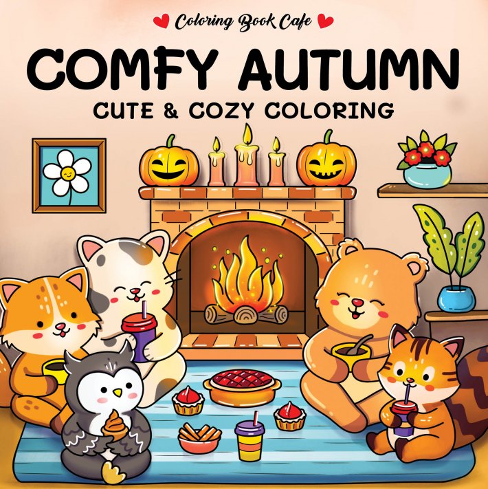 Comfy autumn - Cute & cozy coloring