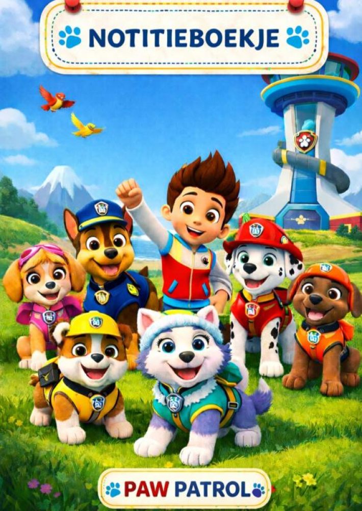 Notitieboekje, Paw patrol