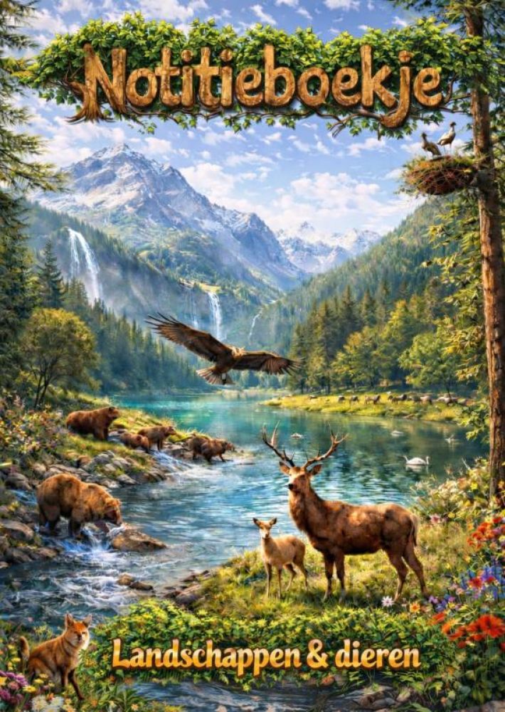 Notitieboekje Landschappen & Dieren.
