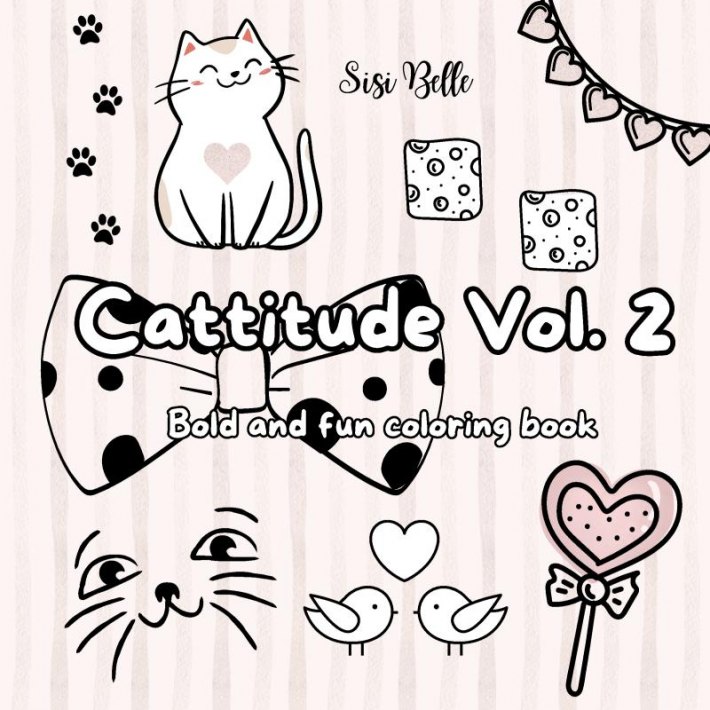 Cattitude Vol. 2 coloring book