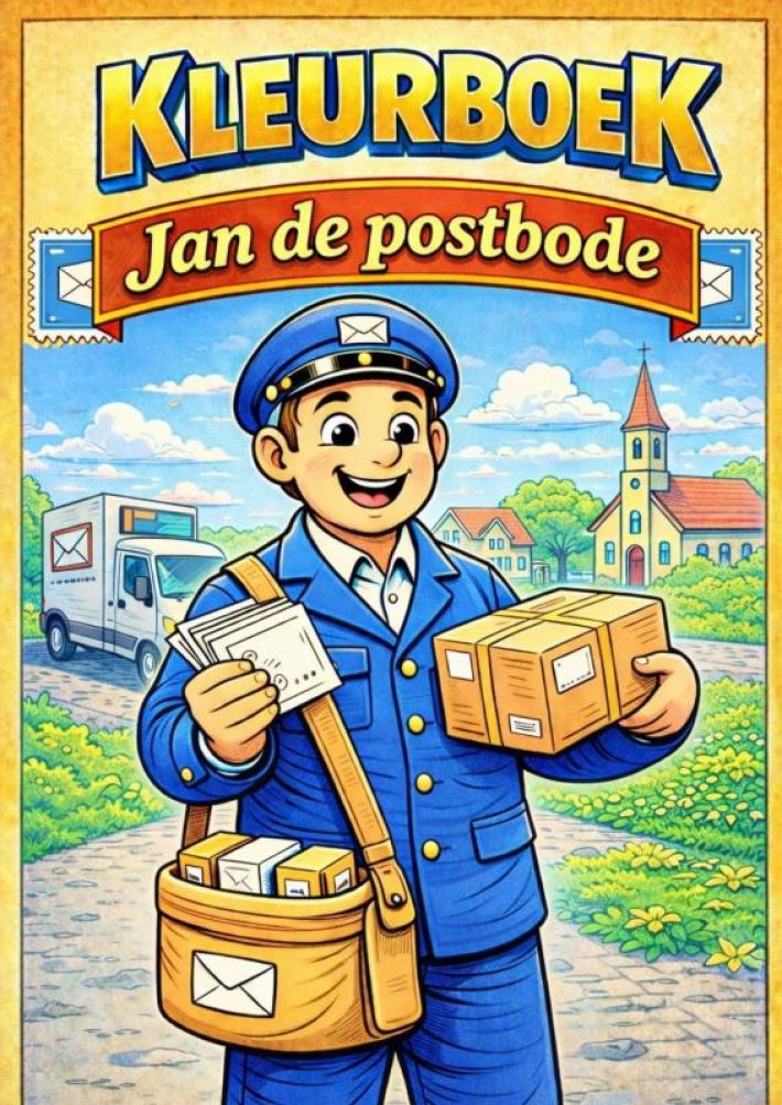Kleurboek, Jan de postbode