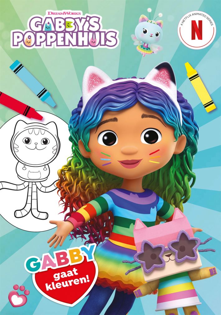 Gabby's kat-tastische kleurblok