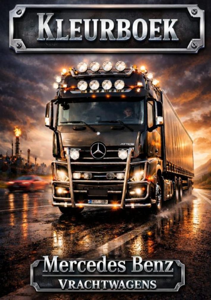 Kleurboek, Mercedes benz Vrachtwagens.