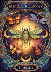 Mandala kleurboek, Insecten.