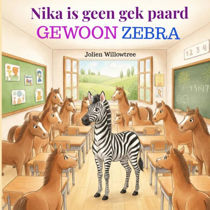 Nika is geen gek paard-gewoon zebra