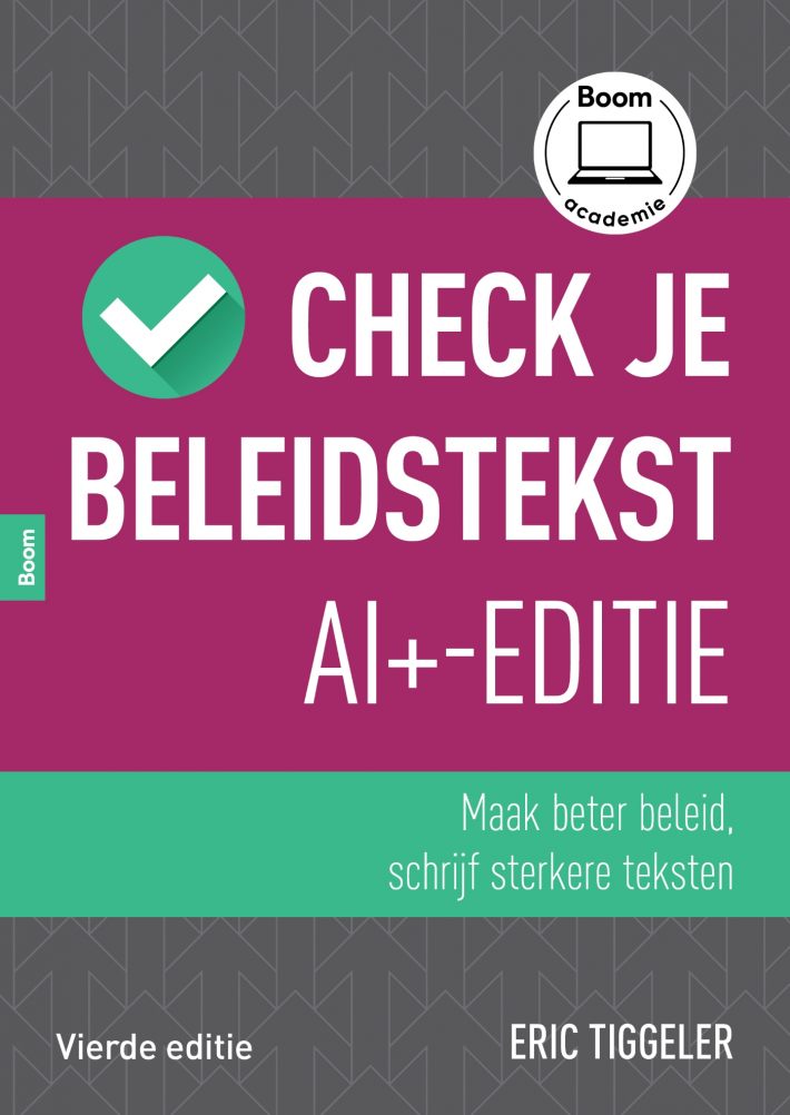Check je beleidstekst – AI+-editie