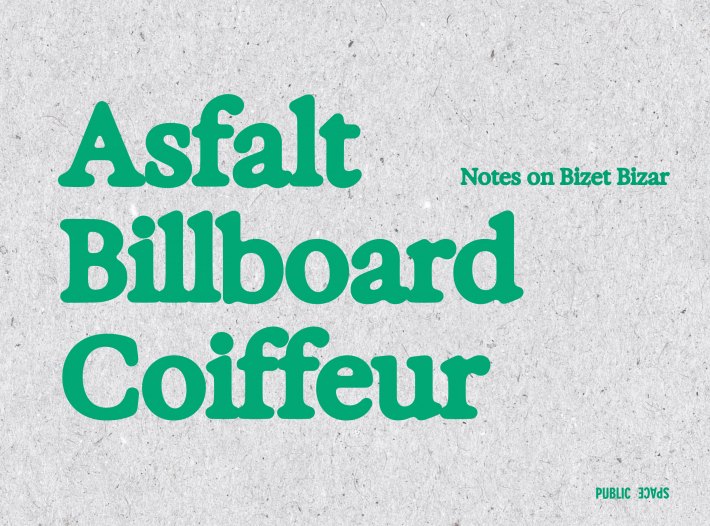 Asfalt coiffeur billboard