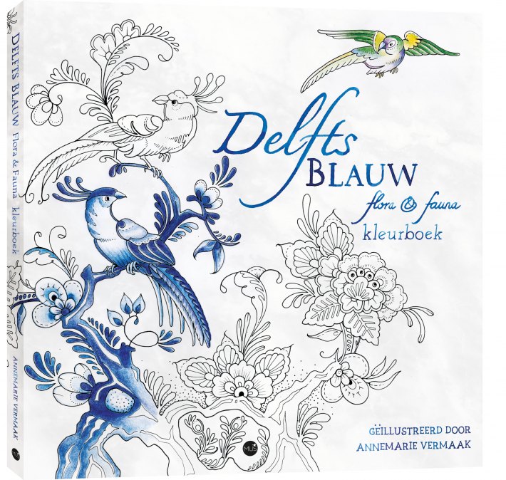 Delfts Blauw flora & fauna kleurboek Delfts Blauw flora & fauna kleurboek