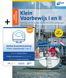 ANWB Cursusboek Klein Vaarbewijs I en II inclusief online examentraining
