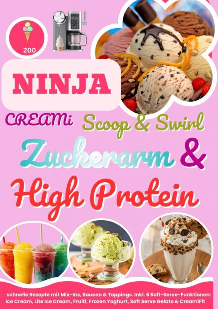 Ninja CREAMi Scoop & Swirl – Zuckerarm & High Protein