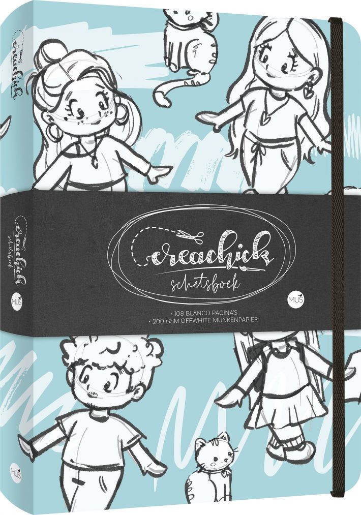 CreaChick Schetsboek BLUE CreaChick Schetsboek BLUE
